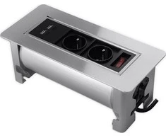 Spacetronik Biuro lizdas su USB rotary Spacetronik SPS-O24S