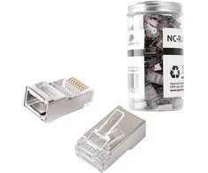 Spacetronik RJ45 kištukas kat. 5e FTP NC-RJ455FT-0 100 vnt.