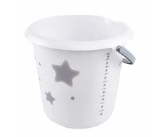keeeper Deco-Putzeimer ilvie"stars" rund 10 Liter baltas mit Aufdruck Material PP