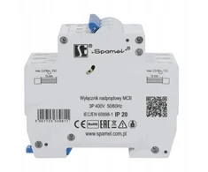 „Spamel“ automatinis jungiklis C 25A 3P 6KA SPMN-C25\3