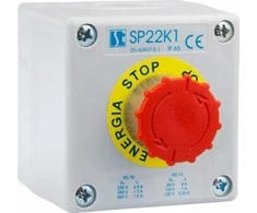 Spamel K1 valdymo dėžutė su STOP mygtuku SP22K1S182-1