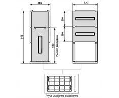 Spamel Pagrindas spintoms ZW160, ZW250 ZW160/250-FTN53 su CNBOP sertifikatu