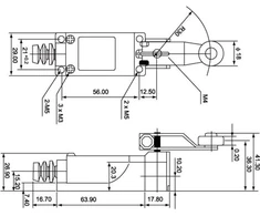 Spamel Galinė jungtis 1Z 1R metalinė / ritininė svirtis (LK104)