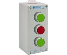 Spamel 3- anga 2xgreen / red 2Z 1R IP65 M20 pilka membranA (SP22K32-2)