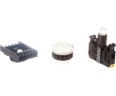 Spamel Signalinė lemputė 22mm, balta 230V AC (ST22- LB- 230- LED\ AC)