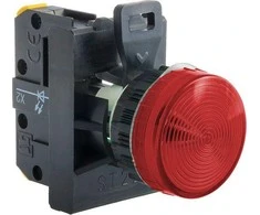 Spamel Signalinė lemputė 22 mm raudona (ST22- LC- 230- LEDAC)