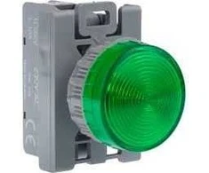 Spamel Posūkio lemputė 22 mm žalia (SP22-LZ-LED-UNIAC/DC)