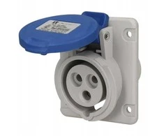 Spamel Kampinis skydo lizdas 16A 3P 230V IP54 SP23230