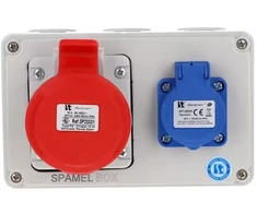 Spamel Paskirstymo skydas 5x16A 3x16A INA=16A IP54 SB-001705-S0010-54