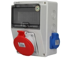 Spamel Paskirstymo skydas 5x16A 3x16A INA=32A IP54 SB-074605-S0030-54