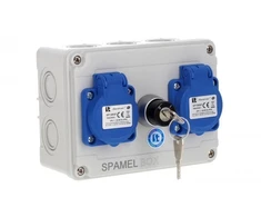 Spamel Paskirstymo skydas SP22-SAA-01 2x3x16A INA=10A IP54 SB-001505-P0030-54