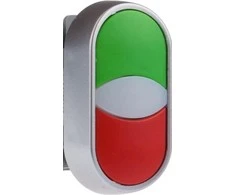 Spamel Dvipolis mygtukas IP65 (SP22- 2KL- 11- 230- BA9SZ / C)
