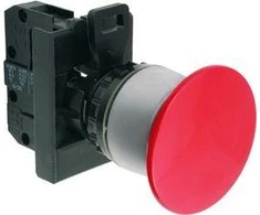 Spamel Grybelinis mygtukas 1 su 22 mm raudonu (ST22- DC- 10)