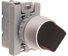 Spamel Valdymo mygtukas 22mm juodas 1Z be grįžimo (SP22-P.CZ-10)
