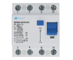 „Spamel“ RCD 4P 63A 0.03A tipo AC 6KA SPMR-63\4\003
