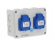Spamel Paskirstymo skydas 2x3x16A INA=16A IP54 SB-001505-P0010-54