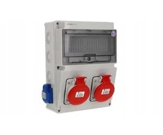 Spamel Paskirstymo skydas 2x5x16A 2x3x16A INA=32A IP54 SB-103505-S0040-54