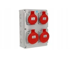 Spamel Paskirstymo skydas 2x5x32A 2x5x16A INA=32A IP54 SB-003005-S0040-54