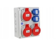 Spamel Paskirstymo skydas 3x5x16A 2x2x16A INA=16A IP54 SB-008005-S0020-54