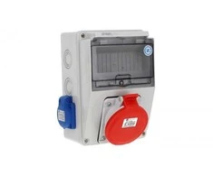 Spamel Paskirstymo skydas 5x32A 2x3x16A INA=32A IP54 SB-074605-S0060-54
