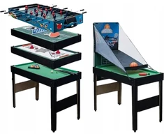 Spartan biliardo stalas, futbolas, oro ritulys, stalo tenisas, daugiafunkcis rinkinys 16 in 1