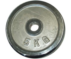 Spartan Chromuota plokštė KUBISPORT gimnastikos strypams 5kg 30 mm