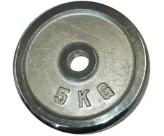 Spartan Chromuota plokštė KUBISPORT mankštos strypams 5kg 25 mm
