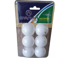 Spartan Teniso stalo kamuoliukai Ping Pong TT-BALL Balti 6 vnt.