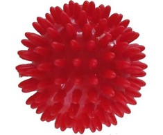 Spartan Sport Hedgehog masažo kamuoliukas 7 cm raudonas
