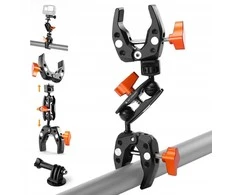 Laikiklis Spaustukas su 2 krabų spaustuvais, „Magic Arm“ K&amp;F 1,5kg 1/4" Ms25 / Kf31.096