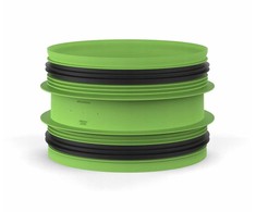 Duco Connection piece with joint D180-D180 (M/M)DUCO