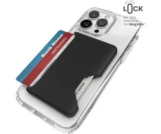 Dėklas „Speck ClickLock“ piniginė skirta „MagSafe“ – „MagSafe“ magnetinė piniginė (juoda)