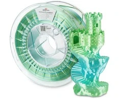 Ocean Spectrum Filament PLA Silk Rainbow 1000g, vandenyno melanžo spalvos