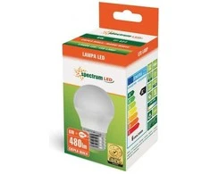 Spectrum LED lemputė E27 P45 6W 520LM 3000K