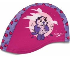 Speedo vaikiška marginta poliesterio kepuraitė IU Aria Miami Lilac/Sweet Taro