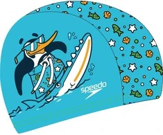 Speedo Kepuraitė Pływacki Dziecięcy Printed Iuchima Azure Mėlyna