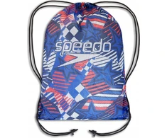 „Speedo“ kuprinės krepšys, mokyklinių sportinių batų krepšys, „Speedo Printed Mesh Bag“, dydis 35 l