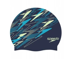Speedo SILICONE CAP SLOGAN PRT CAP AU/AF/AM