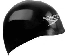 Speedo Speedo „FastSkin“ juoda S dydžio lenktyninė plaukimo kepuraitė