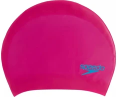 Speedo Vaikiška Silikoninė Kepuraitė Ilga Plaukų Kamuolys JU Rožinė