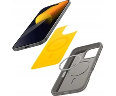 Spigen Caseology Athlex MagSafe, aktyvus pilkas dėklas – iPhone 16 Pro