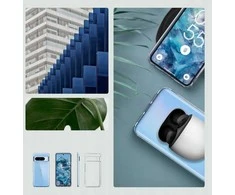 Dėklas „Spigen Caseology Capella“, krištolo skaidrumo – „Google Pixel 8 Pro“
