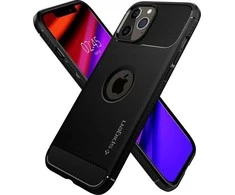 Spigen Rugged Armor – dėklas skirtas Apple iPhone 12 / Apple iPhone 12 Pro Case Juodas