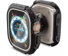 Dėklas „Spigen Tough Armor“, juodas - Apple Watch Ultra 2/Ultra 49mm