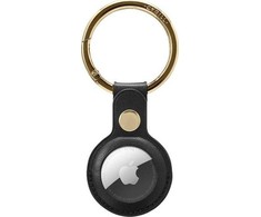 Dėklas Apple Spigen Cyrill Basic Leather, juodas - AirTag