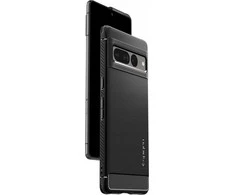 Dėklas Spigen Rugged Armor, juodas - Google Pixel 7 Pro