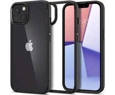 „Spigen Ultra Hybrid iPhone 13“ dėklas - Matinės juodos spalvos