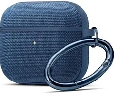 Tamsiai mėlynos spalvos „Spigen Urban Fit“ apsauginis dėklas, skirtas Apple AirPods 3