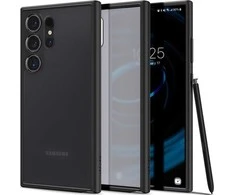 Samsung Galaxy S24 Ultra Spigen Ultra Hybrid Crystal Frost dėklas telefonui juodos spalvos