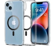 Spigen Ultra Hybrid (MagFit) dėklas skirtas Apple iPhone 14 Plus, spalva - Carbon Fiber
